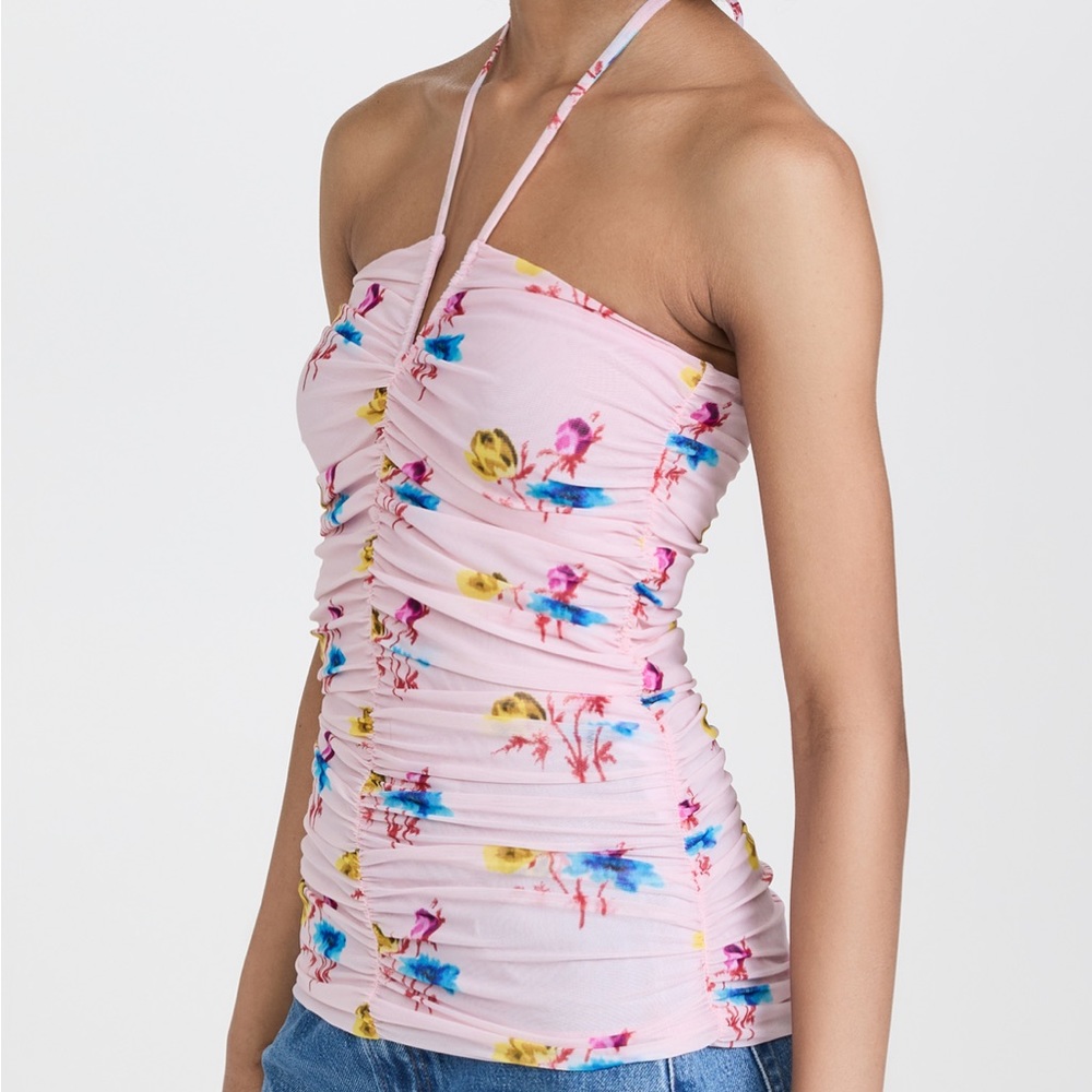 NWT *Sold Out* GANNI mesh print tank